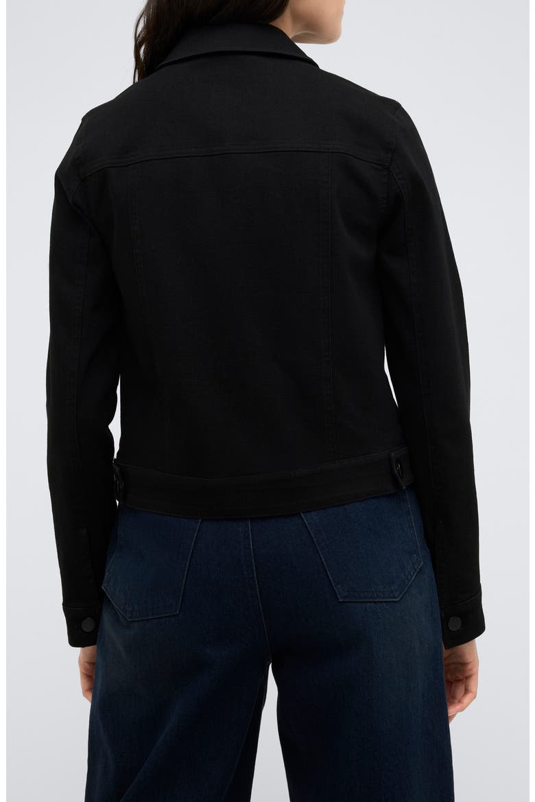 Denim Trucker Jacket, Alternate, color, NIK WASH