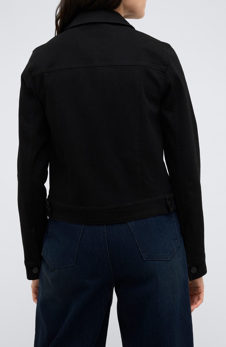 Kenneth Cole Denim Trucker Jacket, Alternate, color, Nik Wash