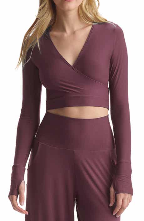 Commando Butter Thumbhole Faux Wrap Top