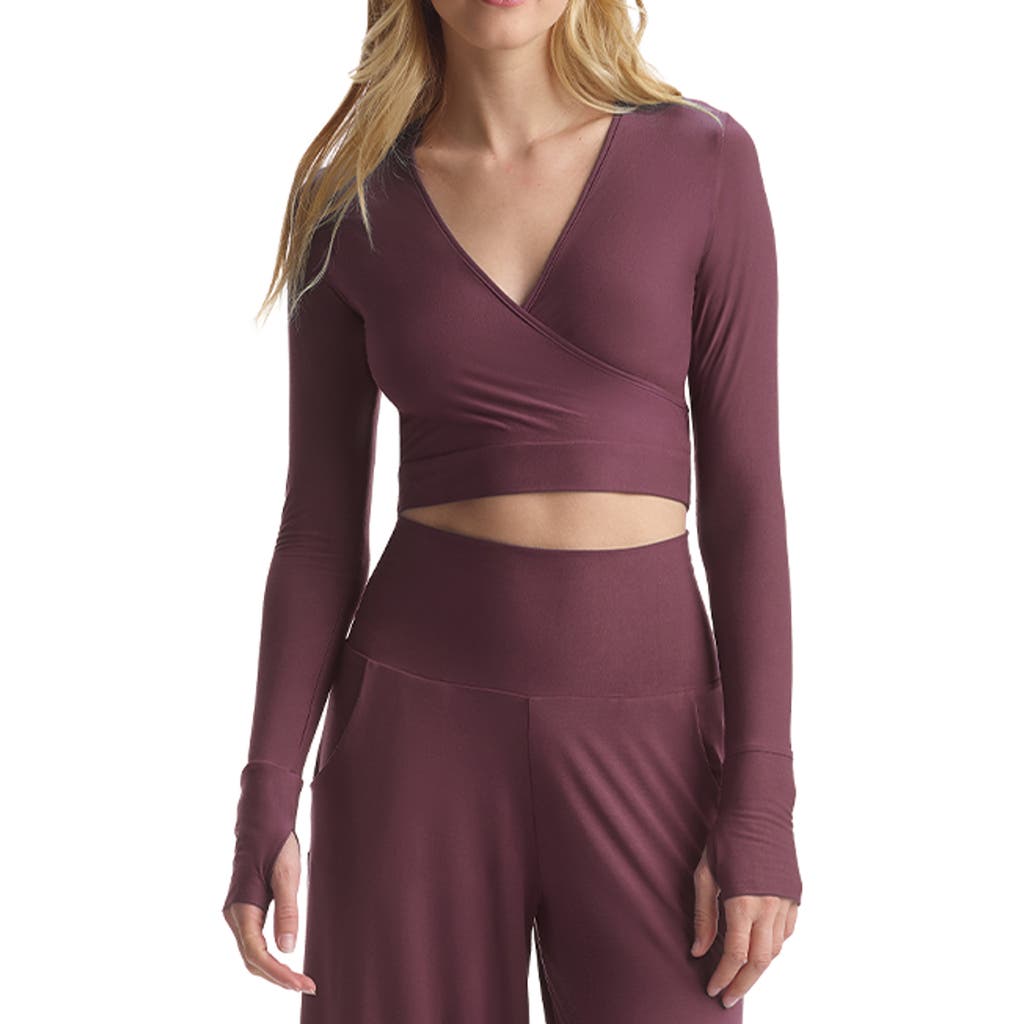 Commando Butter Wrap Top In Mink