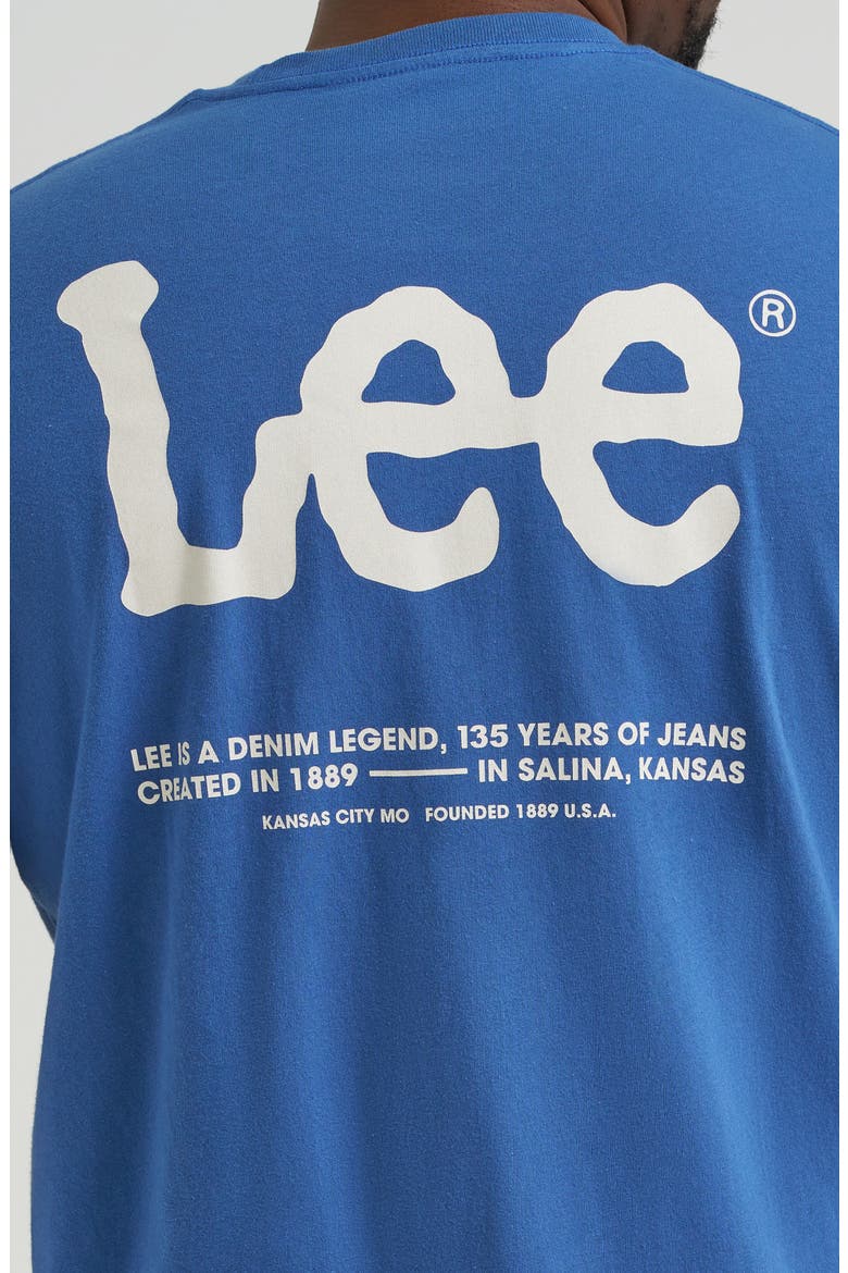 Logo Graphic T-Shirt, Alternate, color, TRUE NAVY