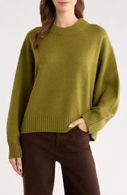 Reformation Cove Cashmere Oversized Crewneck Sweater