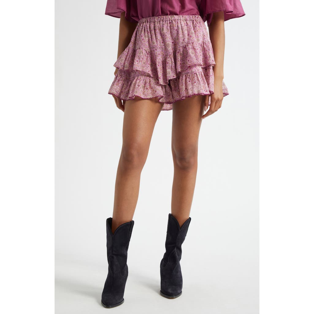 Isabel Marant Étoile Jocadia Ruffle Cotton Miniskirt