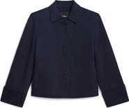 Theory Wool & Cashmere Button Jacket