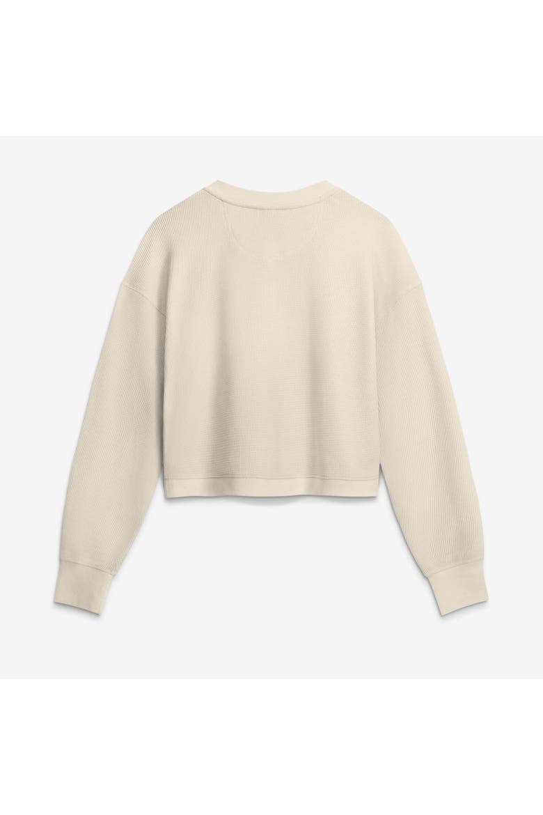 Women's Fanatics Cream Buffalo Bills Relaxed Cropped Long Sleeve Shirt, Alternate, color, Cream
