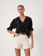 Hush Koa Cotton Broderie Blouse
