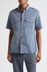 Maison Margiela Foldable Short Sleeve Button-Down Shirt