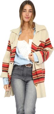 Belle & Bloom So Many Likes Oversized Knitted Cardi Coat