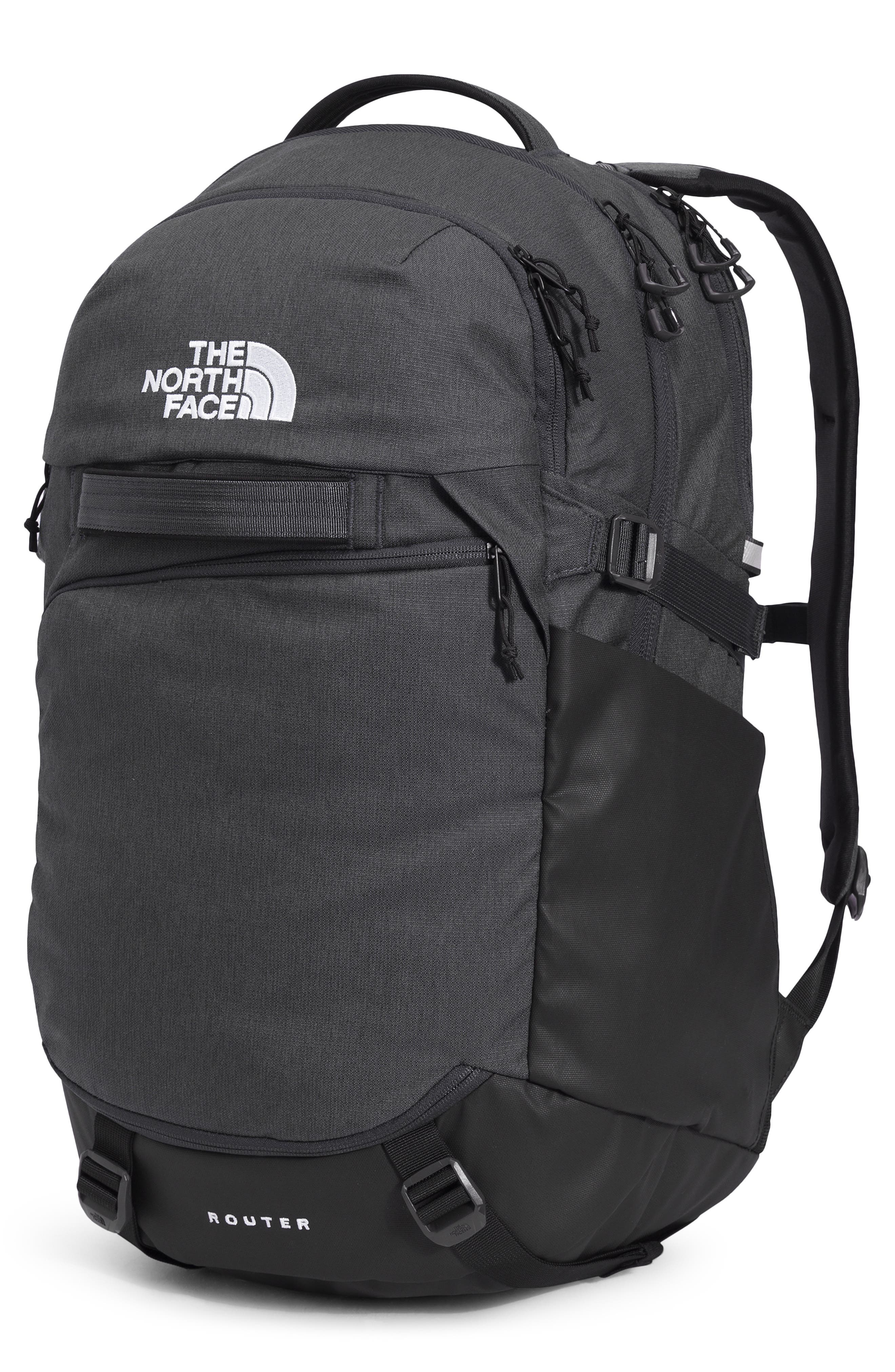 Router Water Repellent Nylon Ripstop Backpack, Alternate, color, ASPHALT GREY LIGHT HEATHER