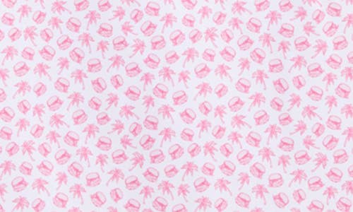 Vineyard Vines Kids' Print Polo In Pink