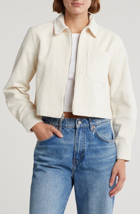 Cropped Corduroy Jacket