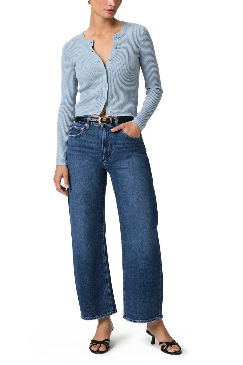 Arellia High Waist Ankle Barrel Leg Jeans, Alternate, color, SOUNDCHECK