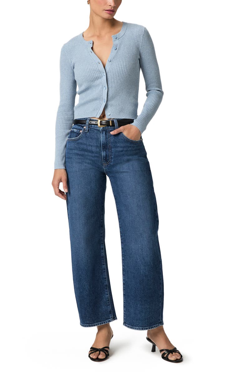 PAIGE Arellia High Waist Ankle Barrel Leg Jeans, Alternate, color,