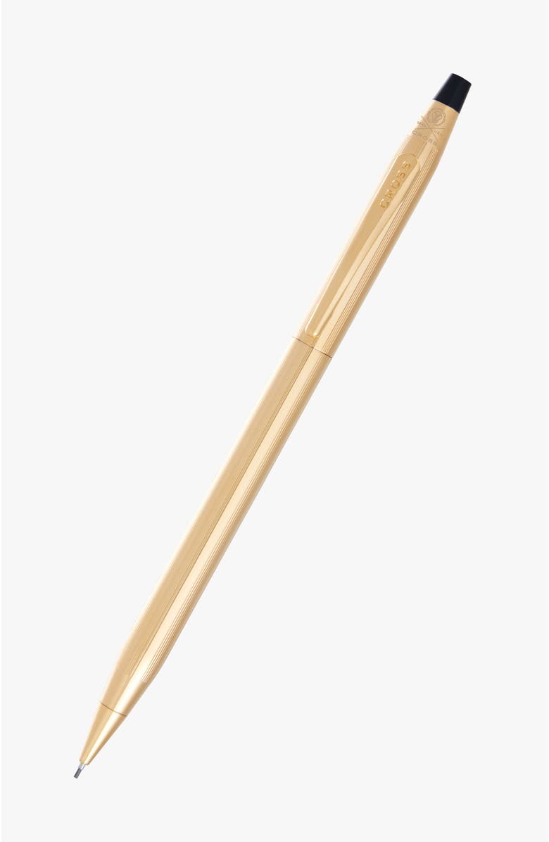 A.T. Cross Classic Century 23KT Gold Plated 0.7MM Pencil, Main, color, 23Kt Gold