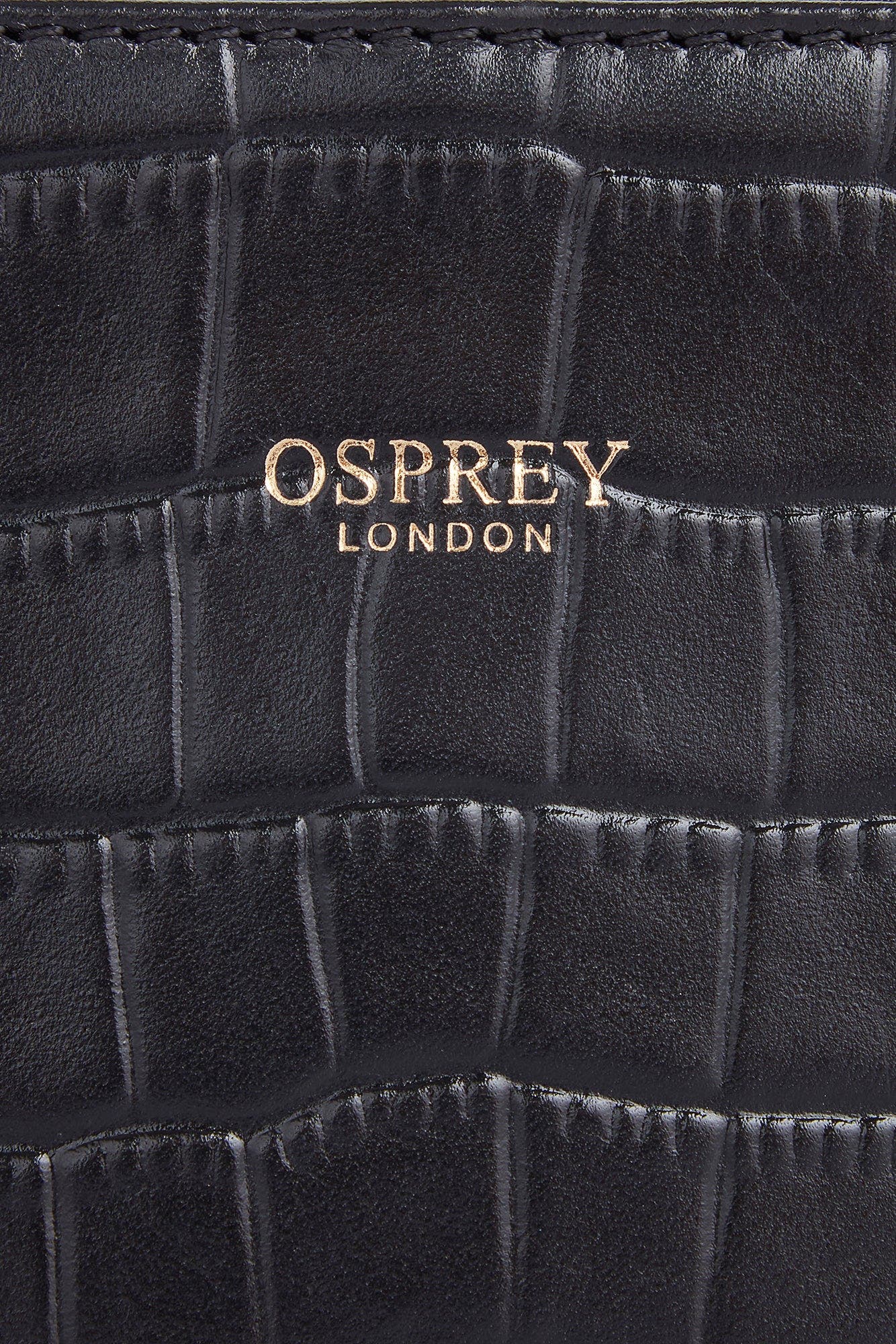 Osprey London The Adaline Leather Workbag, Alternate, color, Black