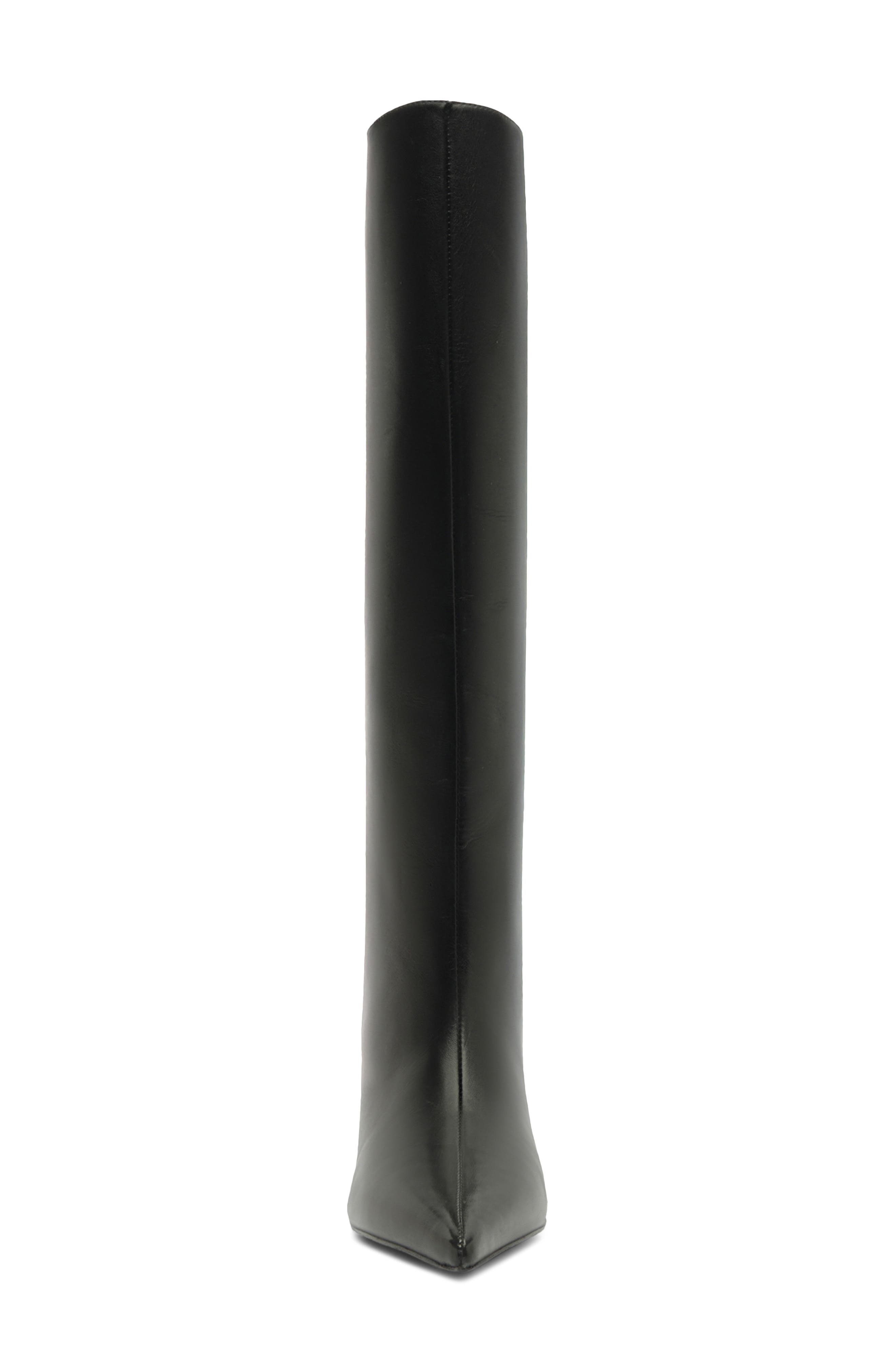 Schutz Lexi Pointed Toe Knee HIgh Boot, Alternate, color, Black
