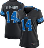 Nike Women's Nike Amon-Ra St. Brown Black Detroit Lions 2nd Alternate Game Jersey