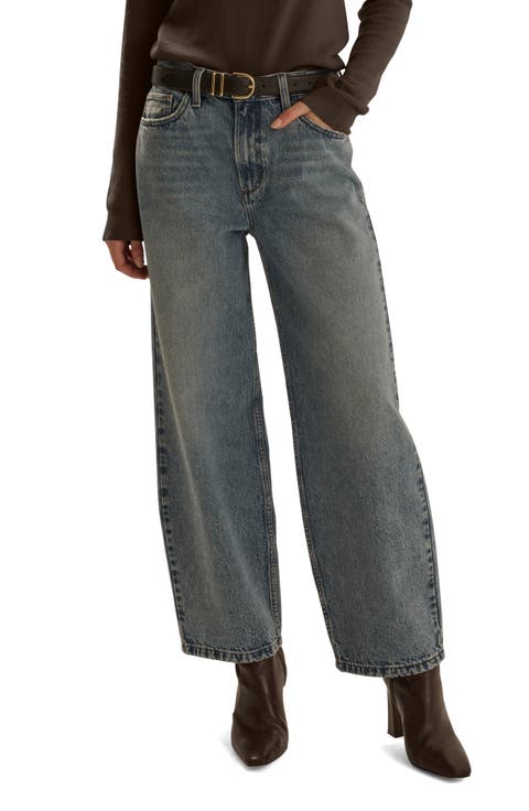 The Mercer Mid Rise Easy Straight Leg Jeans