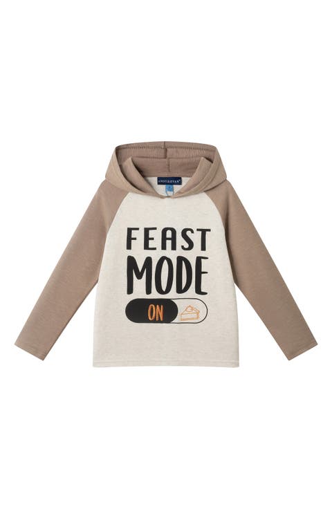 Kids' Feast Mode Raglan Long Sleeve Hooded T-Shirt (Toddler, Little Kid & Big Kid)