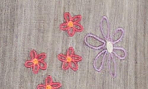 Billy T Floral Crush Embroidered Denim Shirt In Blue