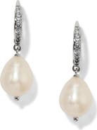 Nadri Madrid Freshwater Pearl Double Drop Earrings
