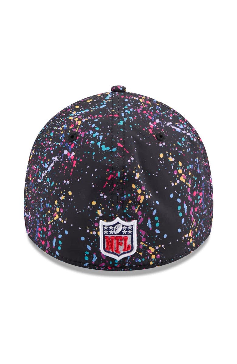 New Era Men's New Era  Black Shield Logo 2025 NFL Crucial Catch 39THIRTY Flex Hat, Alternate, color, Black