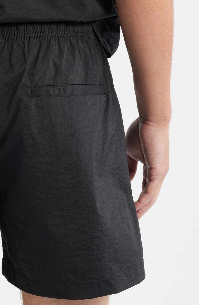 RIZORT Kore Drawstring Nylon Shorts, Alternate, color, Black