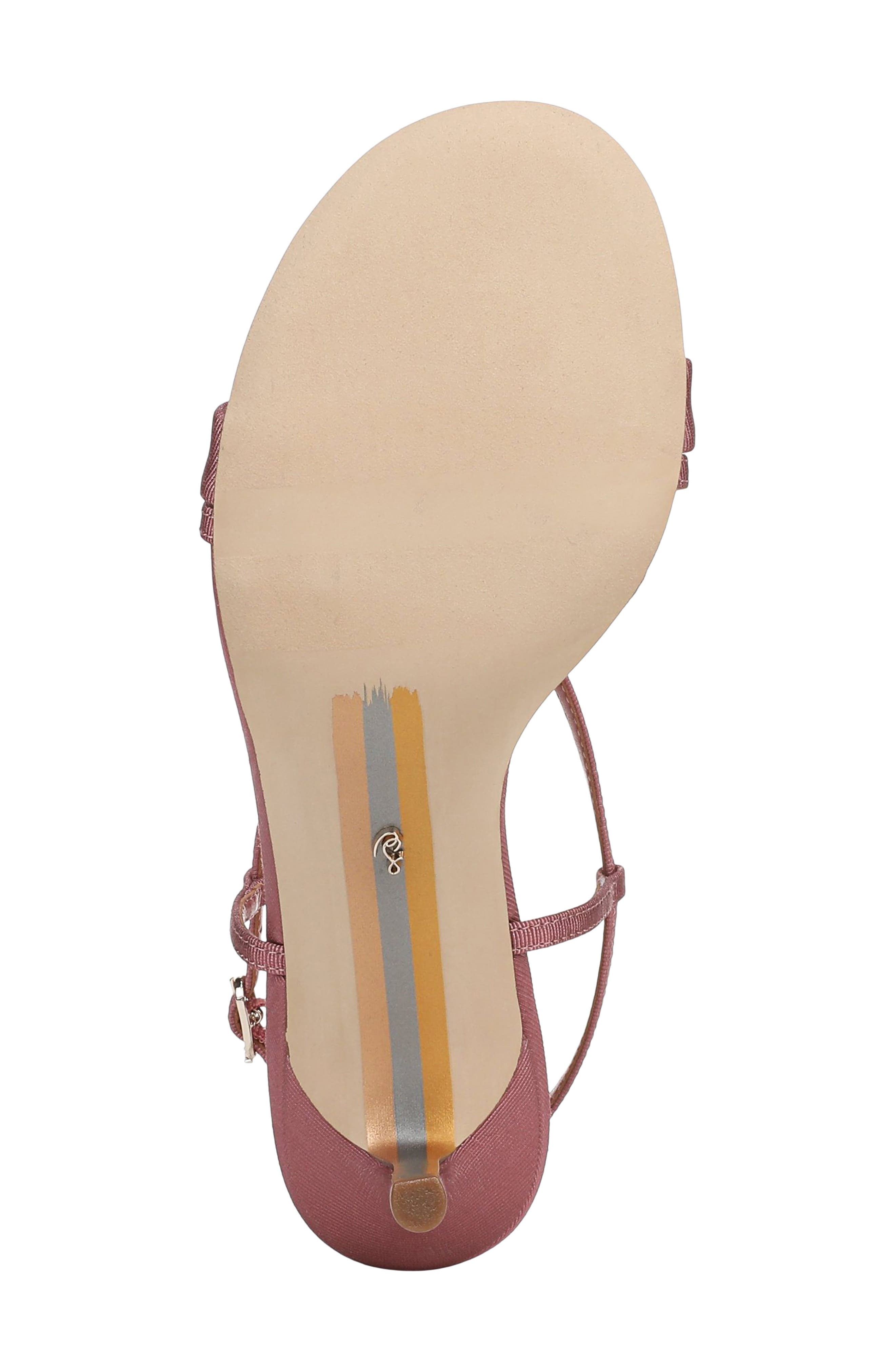 Ginny Strappy Sandal, Alternate, color, LUXE ROSE