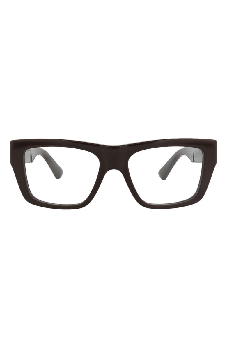 Bottega Veneta Optical Glasses, Main, color, Brown Brown Transparent