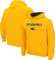 COLOSSEUM Men's Colosseum Gold Southern Miss Golden Eagles Arch and Logo Pullover Hoodie