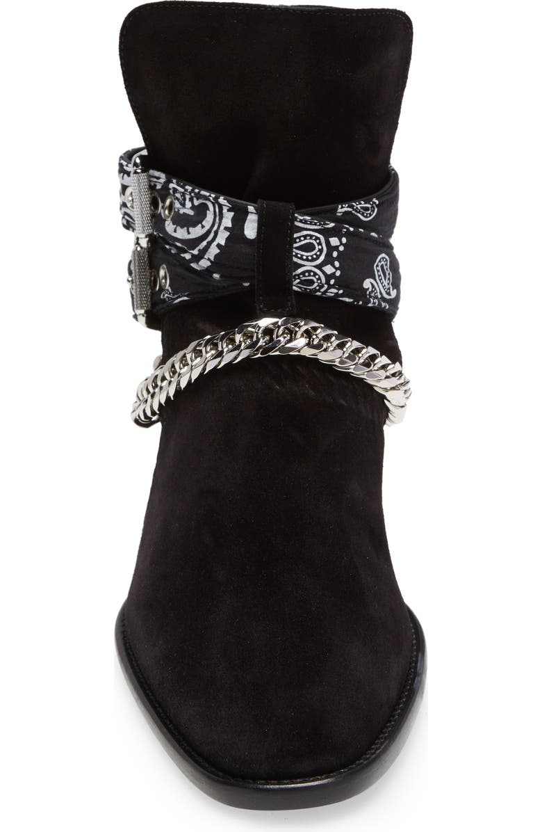 AMIRI Bandana Strap Ankle Boot, Alternate, color,