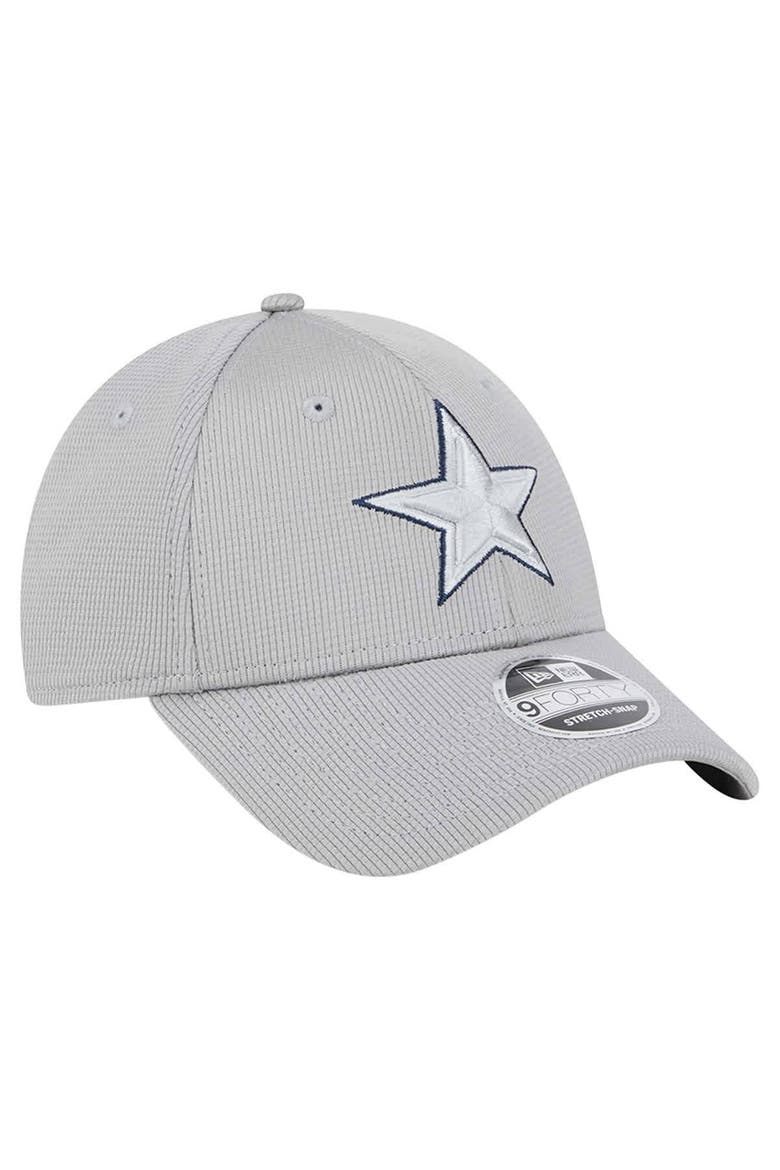 Men's New Era Gray Dallas Cowboys Pivot 9FORTY Adjustable Hat, Alternate, color, Gray