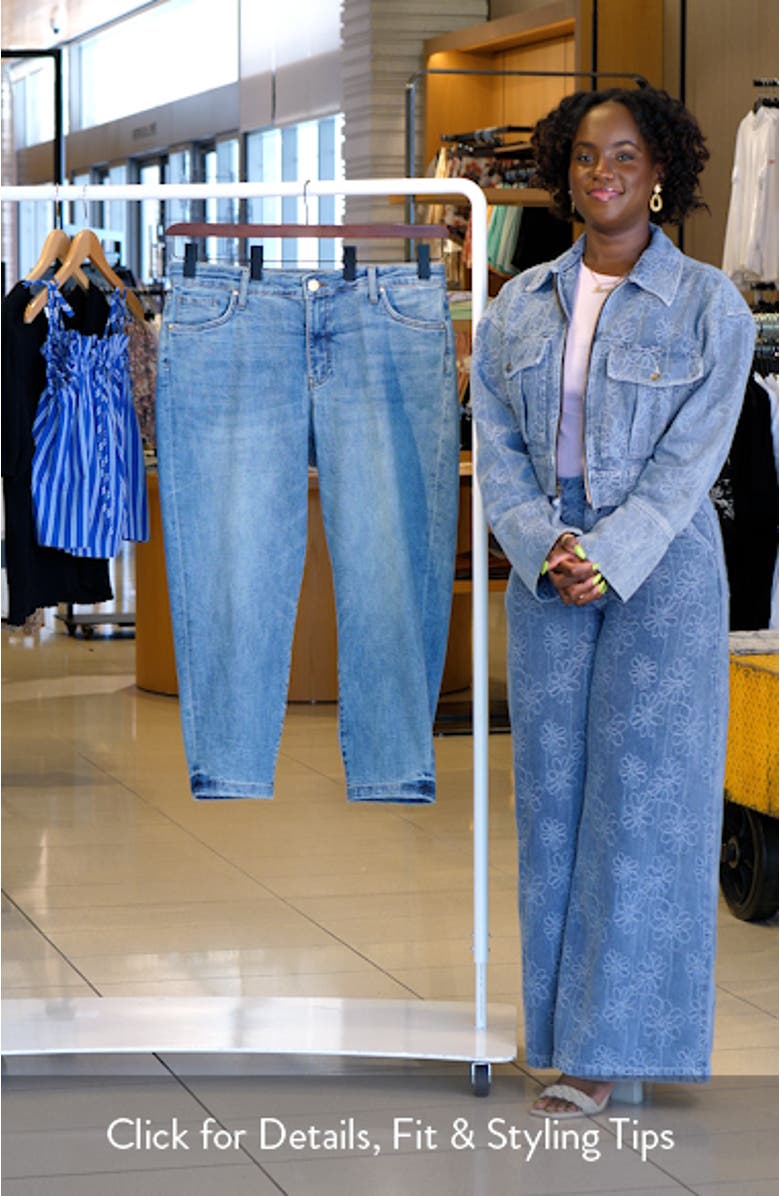 Sienna High Waist Crop Baggy Boyfriend Jeans, sales video thumbnail