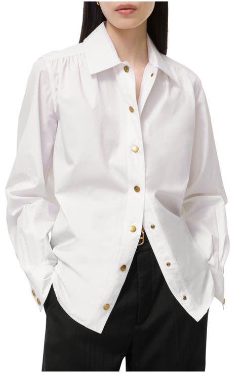 Cotton Poplin Blouse