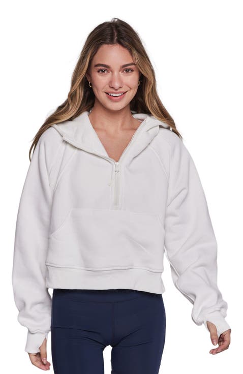 Effortless Fleece Half Zip Hoodie