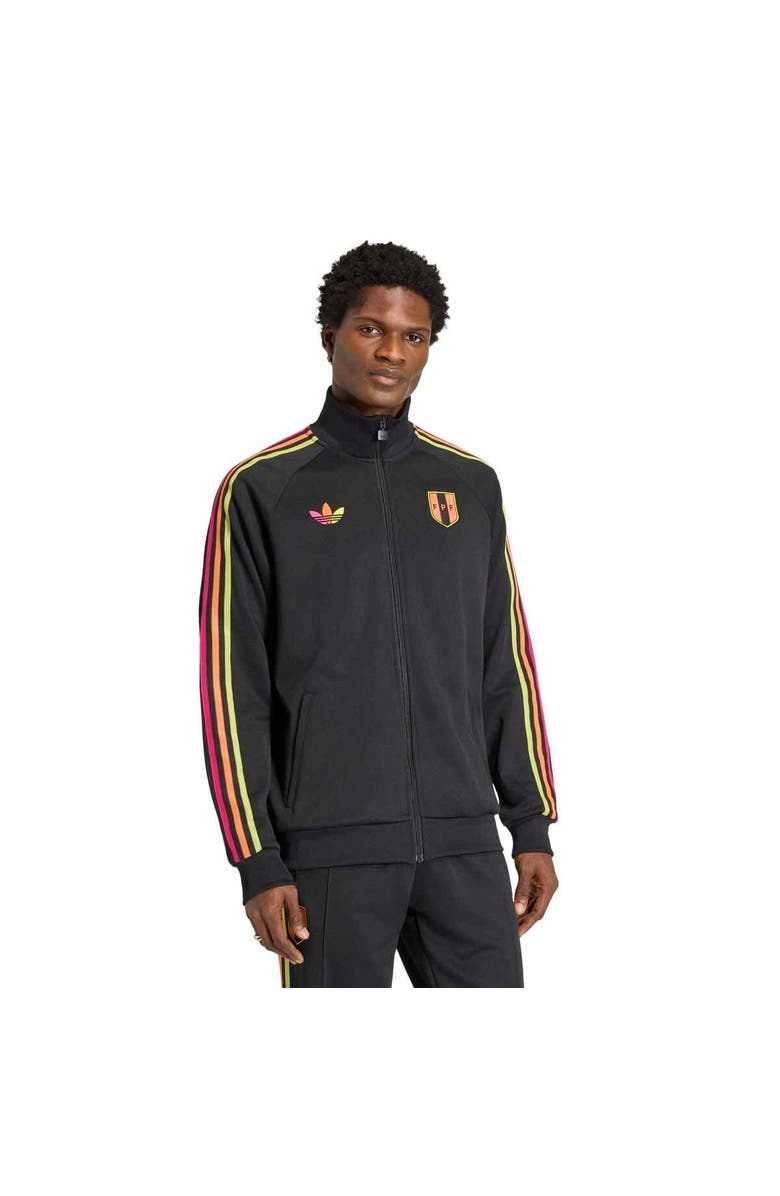 adidas Men's adidas Black Peru National Team Originals Full-Zip Track Jacket, Main, color, Black