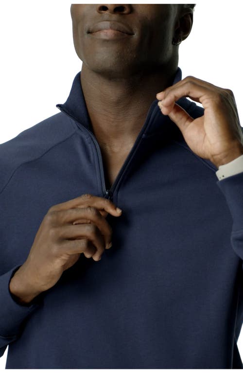 Fabletics The Year Round Terry Quarter Zip In Gray