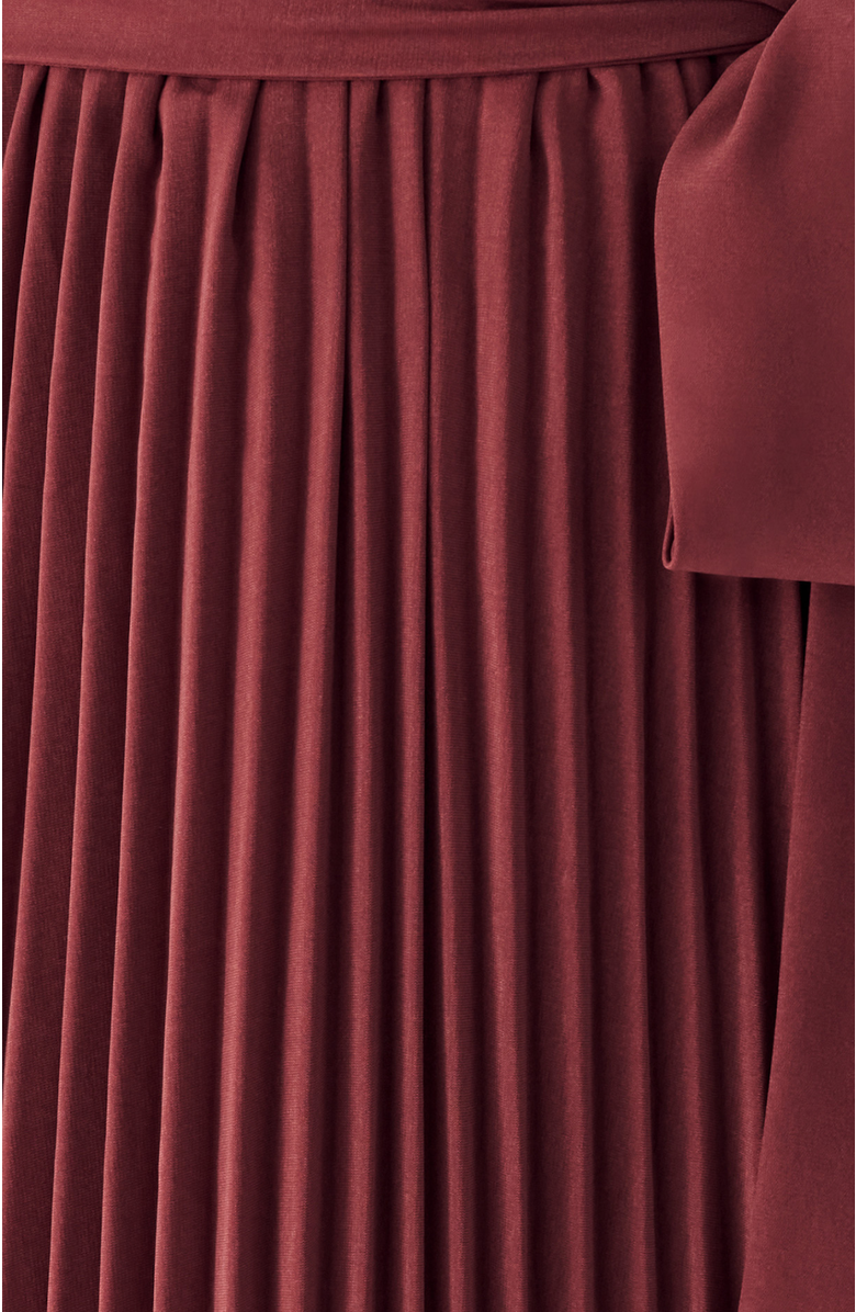 WILLA Mckenzi Midi Dress, Alternate, color, Burgundy