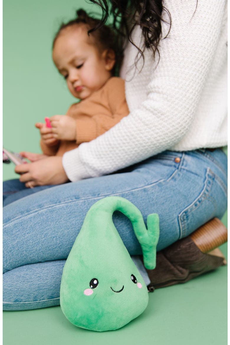 Gallbladder Plushie Organ, Alternate, color, Bright Green