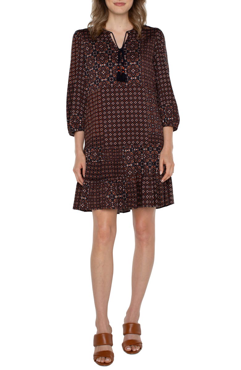 Liverpool Los Angeles Boho Shift Dress, Main, color,