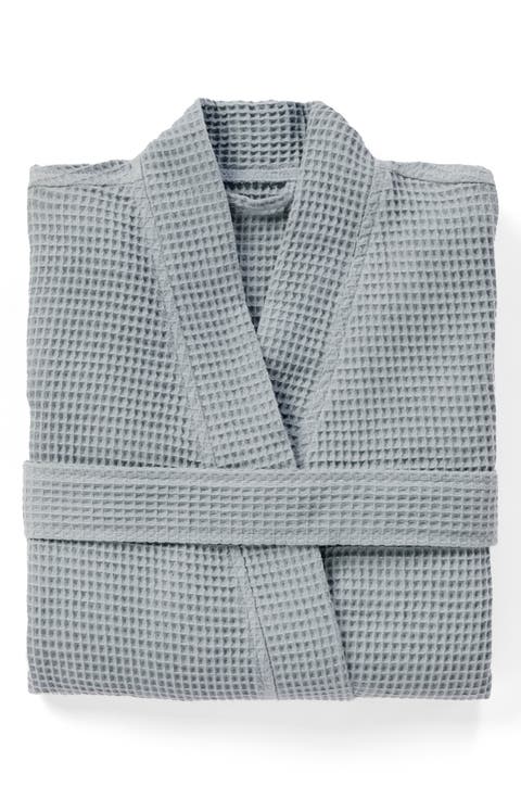 Gender Inclusive Waffle Weave Organic Cotton Robe