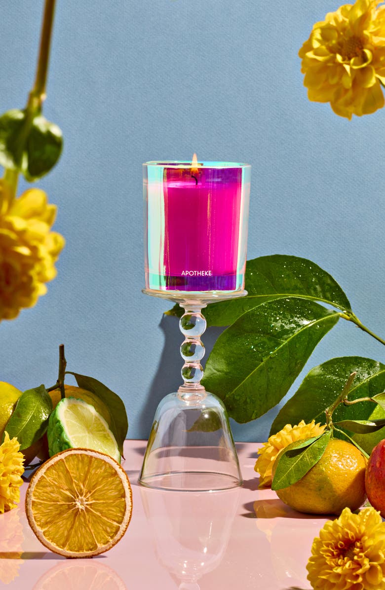 APOTHEKE Bergamot Tangerine Petite Scented Candle, Alternate, color, Iridescent