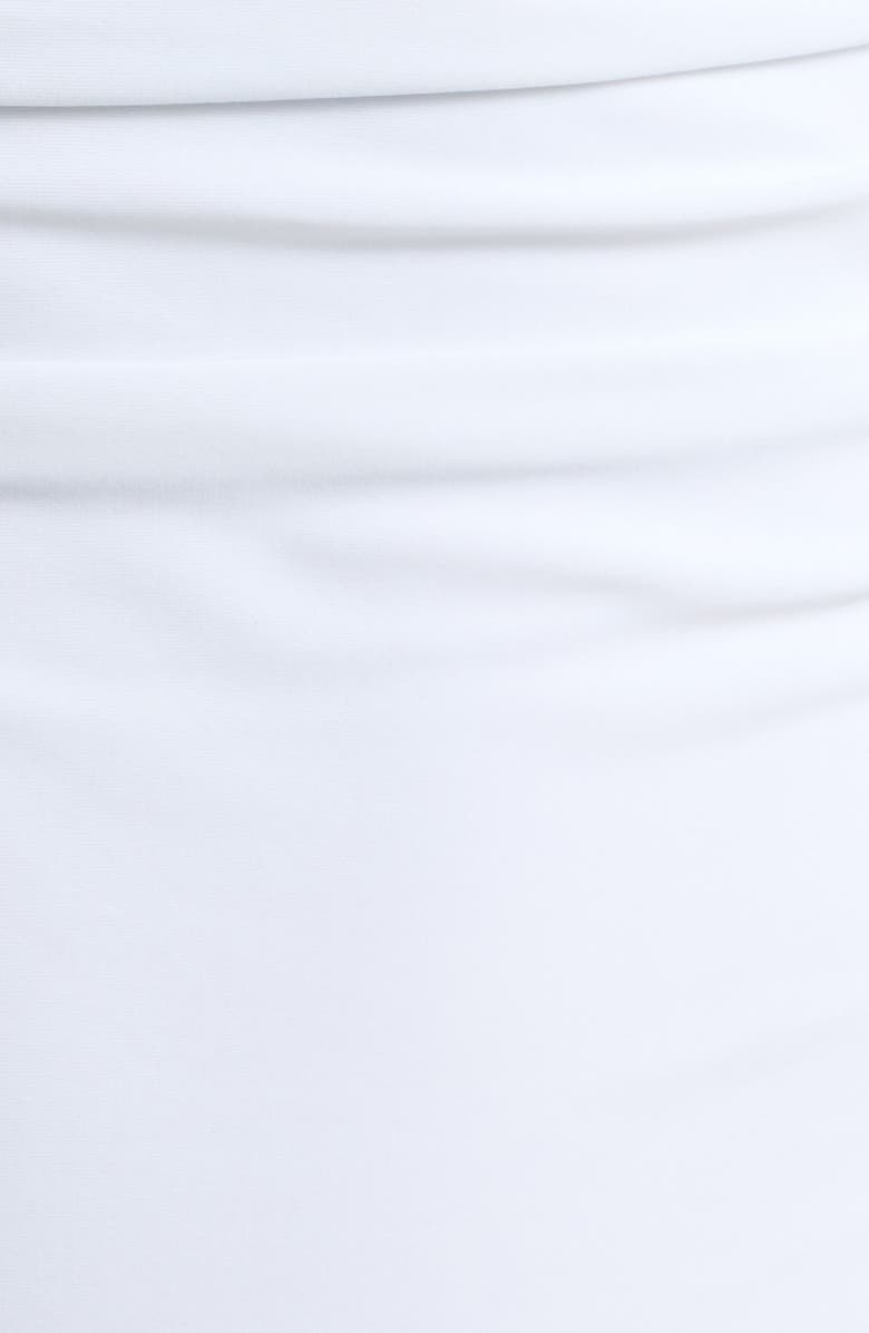 Ramy Brook Myra One-Piece Swimsuit, Alternate, color, White/ Gold Embroidery