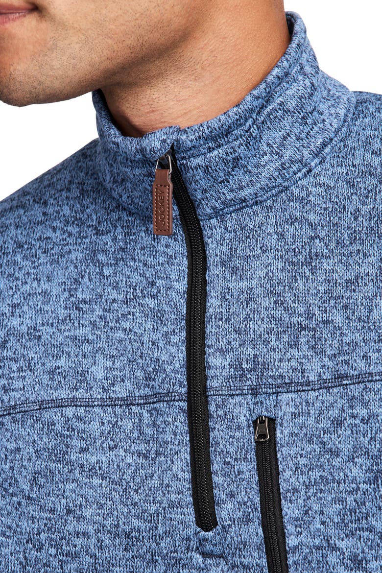 Outdoors by Luke Bryan Men's Sweater Fleece 1/4 Zip, Alternate, color, Jockey Blue