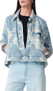 Robert Rodriguez Desire Denim Capelet Jacket