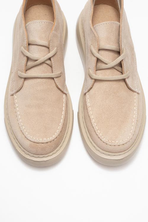 Forever & Always Shoes Lilya Leather Chukka Boot In Gray