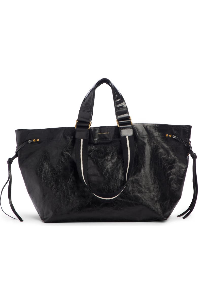 Isabel Marant Wardy New Leather Shopper Tote, Alternate, color,
