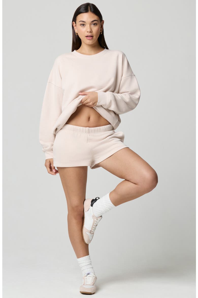 Cozy Crush Oversize Sweatshirt, Alternate, color, QUARTZ