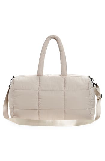 Mytagalongs Cloud Duffle Bag In Creme