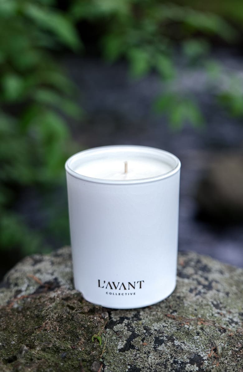 L'AVANT Collective Fresh Linen Candle, Alternate, color, White